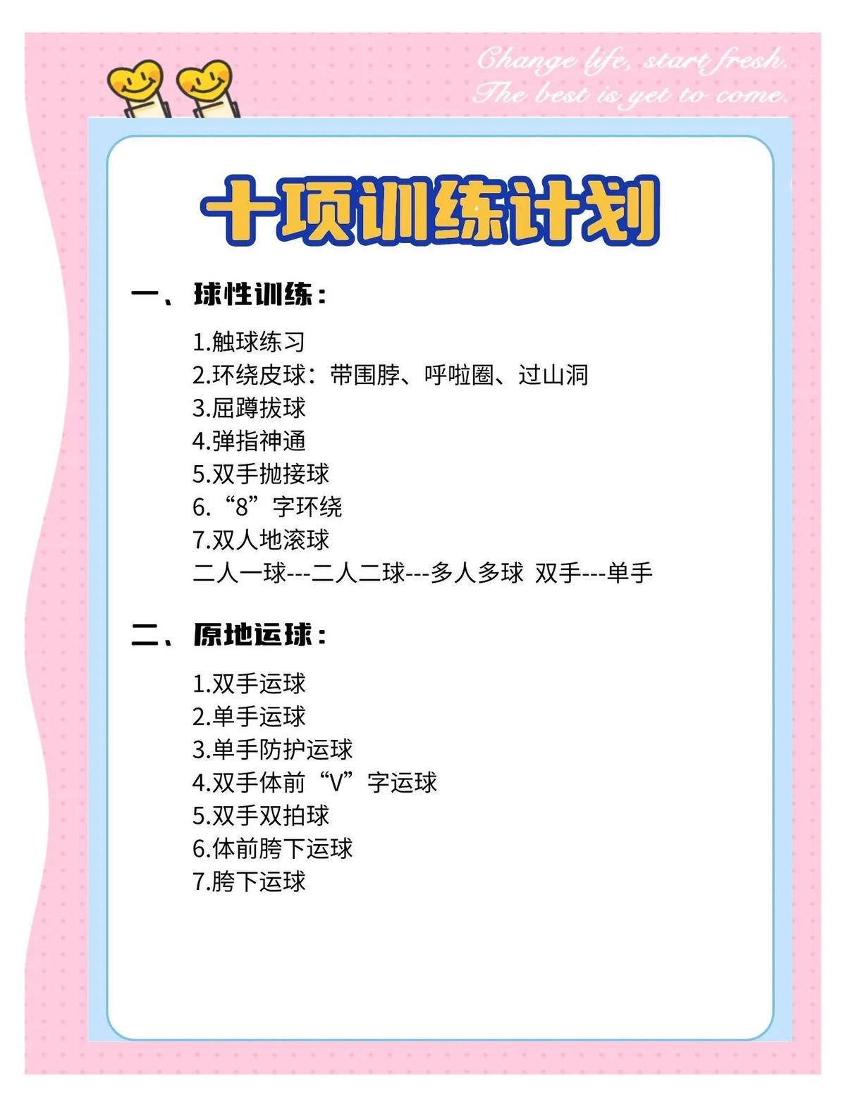 篮球体能训练计划方案PPT